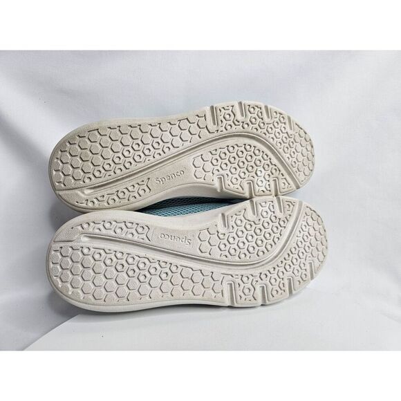 Spenco Bliss Sneaker Mule Womens 10 D Aqua Blue Slip On Casual Comfort Shoes - Picture 4 of 7